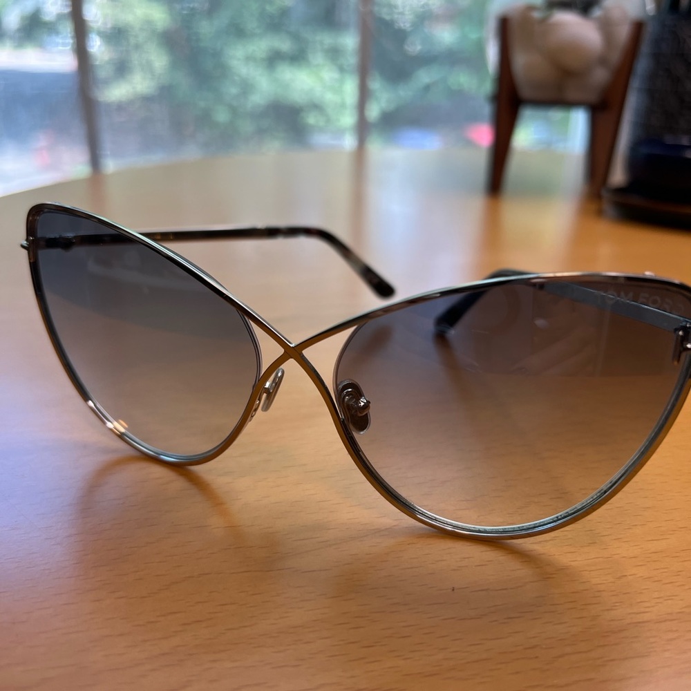Tom Ford Silver Aviator Sunglasses - image 3